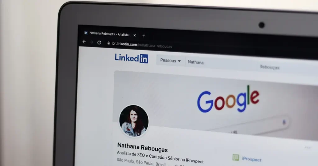 Screenshot of Nathana Reboucas LinkedIn Profile 
